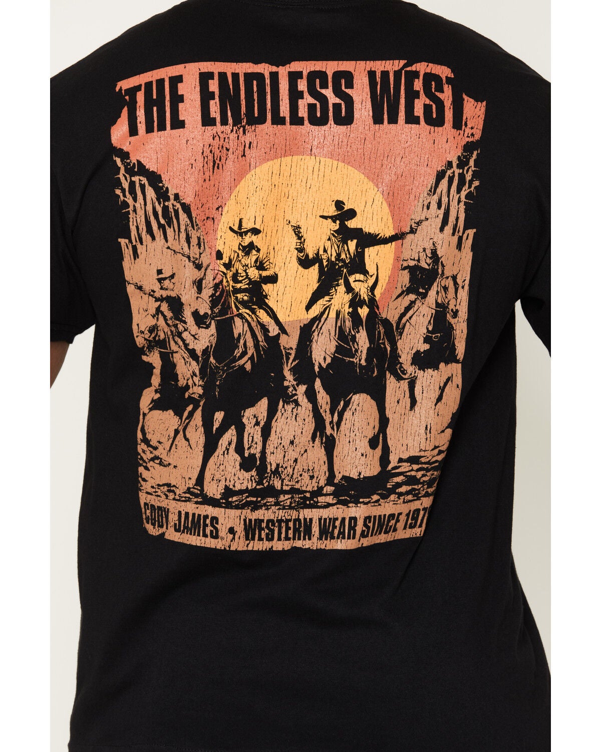 Image #4 - Cody James Men's Endless West Short Sleeve Graphic T-Shirt, Black, hi-res