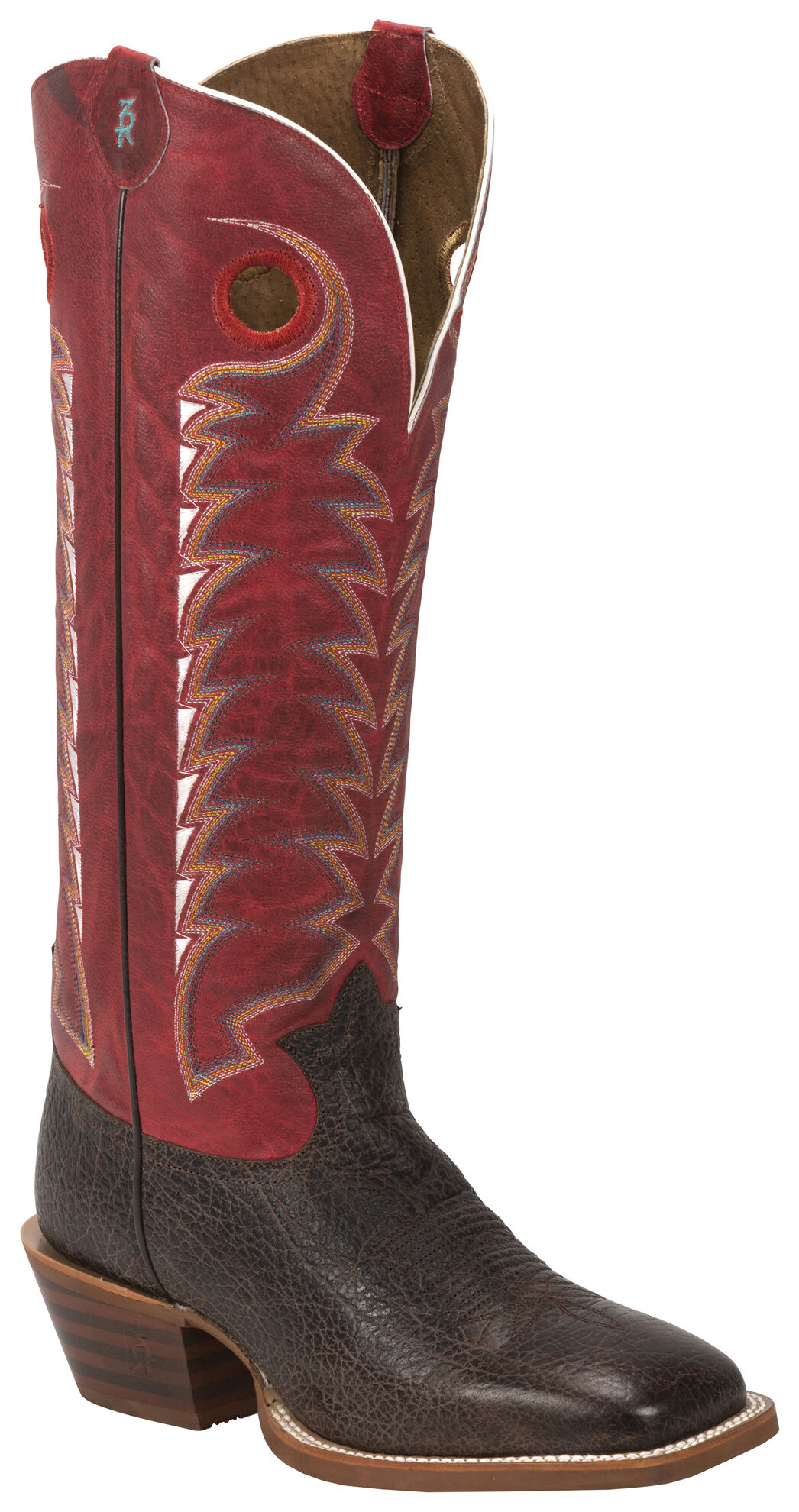 Mens tony lama square toe boots sales