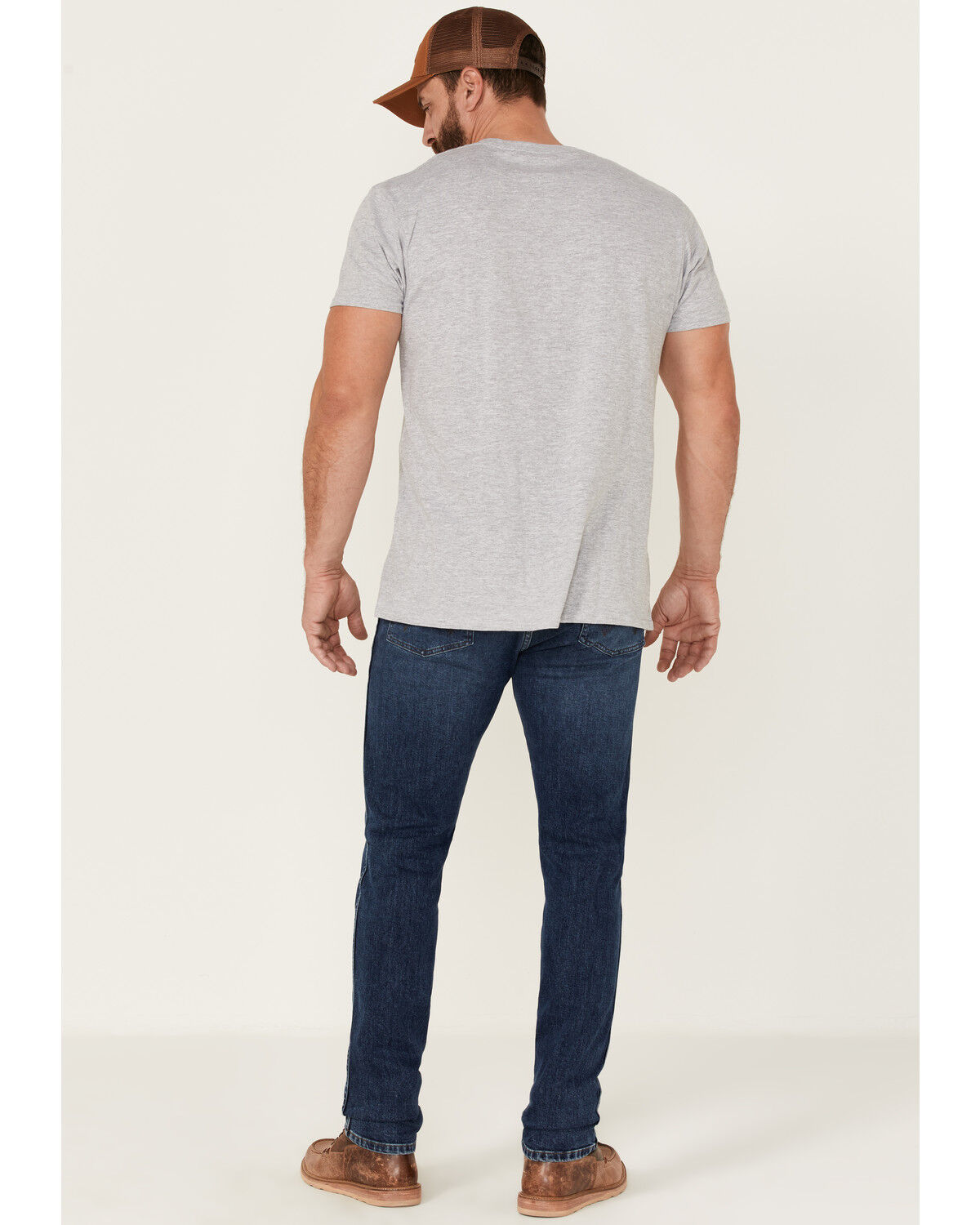 Image #3 - Wrangler X Fender Men's Larston Acoustic Tapered Slim Fit Jeans, Blue, hi-res