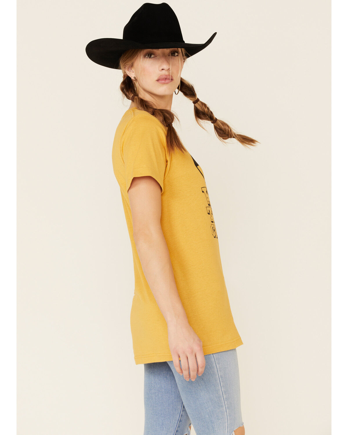 Burnt yellow western hat