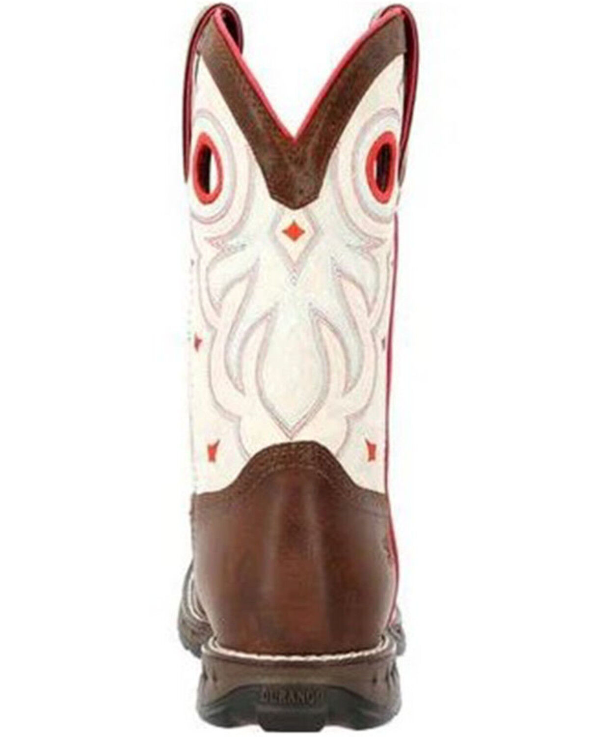 Image #5 - Durango Women's Maverick Waterproof Western Work Boots - Steel Toe, Brown, hi-res