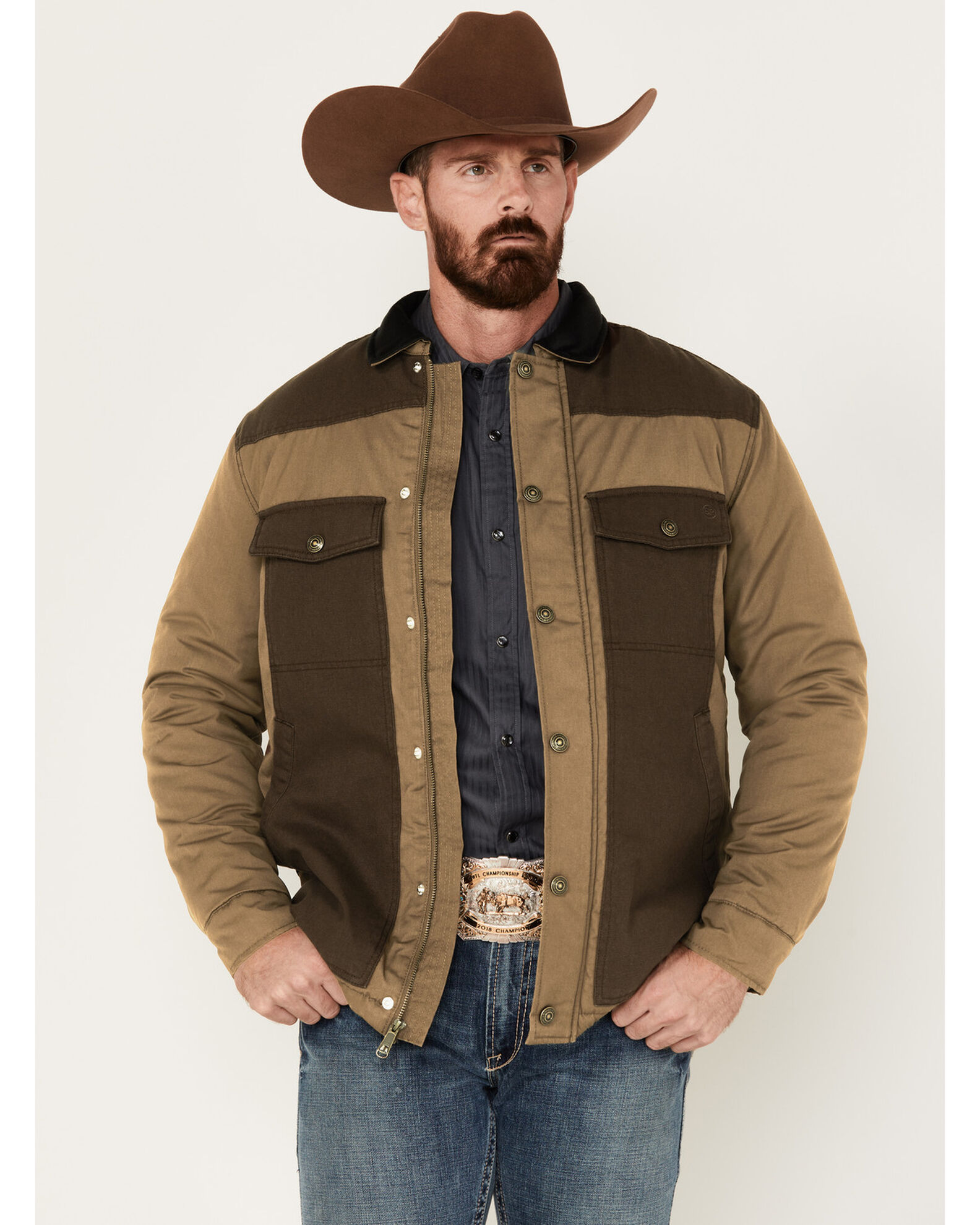 Product Name: Blue Ranchwear Men's Waxed Canvas Jacket