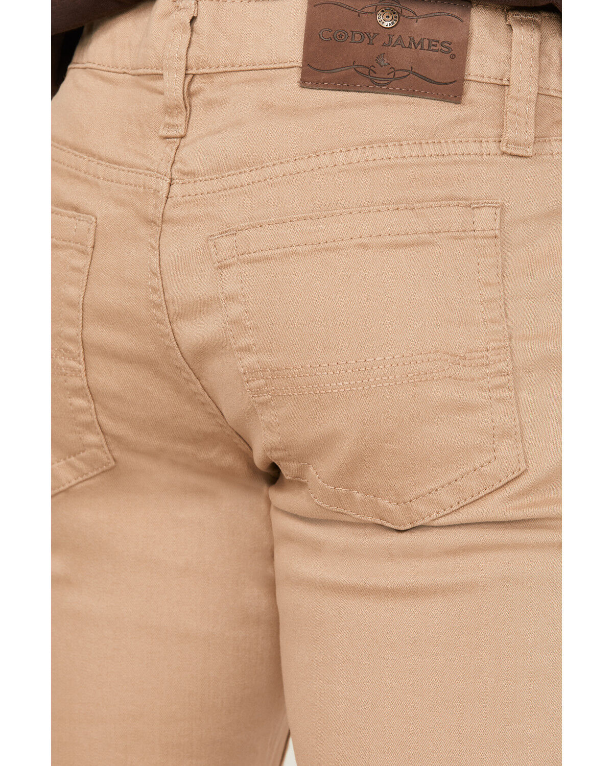 Image #4 - Cody James Men's Dalton Wash Jackson Slim Straight Stretch Denim Jeans, Tan, hi-res