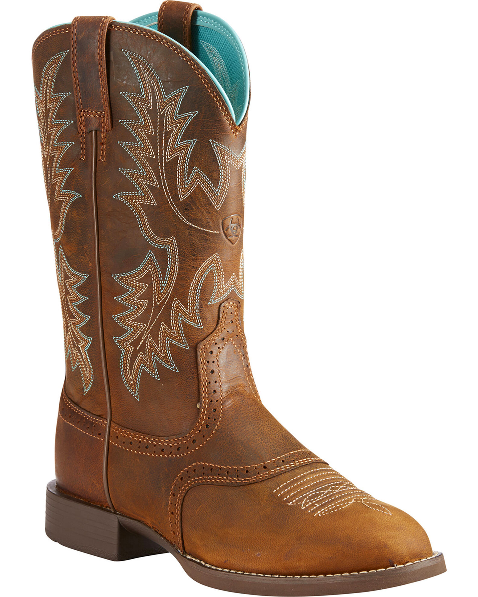 Ariat round toe boots womens shop