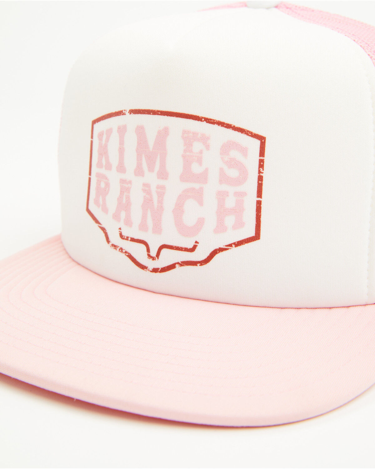 Image #2 - Kimes Ranch Women's Wood Block Ball Cap, Pink, hi-res