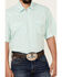 Wrangler 20X Men's Small Plaid Print Short Sleeve Snap Western Shirt , Teal, hi-res