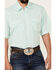 Image #3 - Wrangler 20X Men's Small Plaid Print Short Sleeve Snap Western Shirt , Teal, hi-res