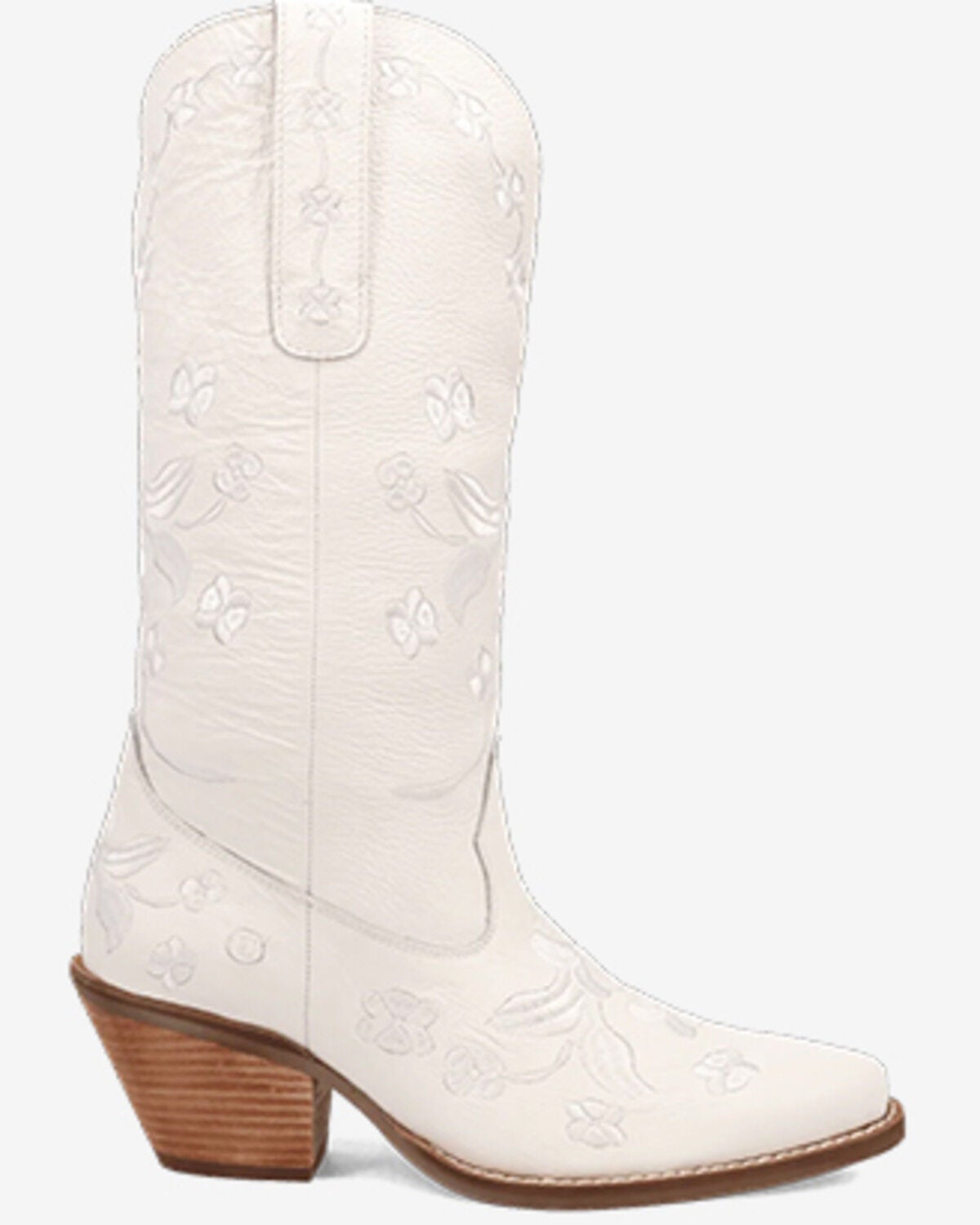 Dingo Women's Love Bug Western Boots - Snip Toe, White