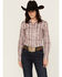 Image #1 - Ariat Women's Kirby Southwestern Print Long Sleeve Button-Down Stretch Western Shirt, Multi, hi-res
