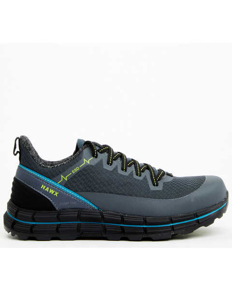Image #2 - Hawx Men's Athletic Work Shoes - Composite Toe , Grey, hi-res