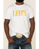 Image #3 - Levi's Men's White Trussard Logo Graphic T-Shirt , White, hi-res