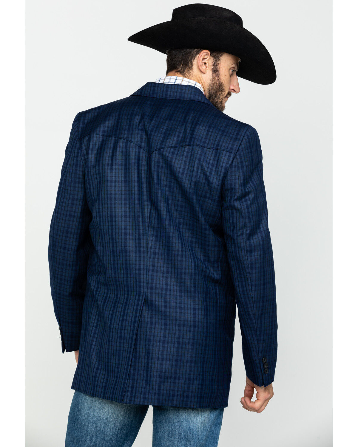 Image #2 - Cripple Creek Men's Window Pane Plaid Houston Sport Coat - Big , , hi-res