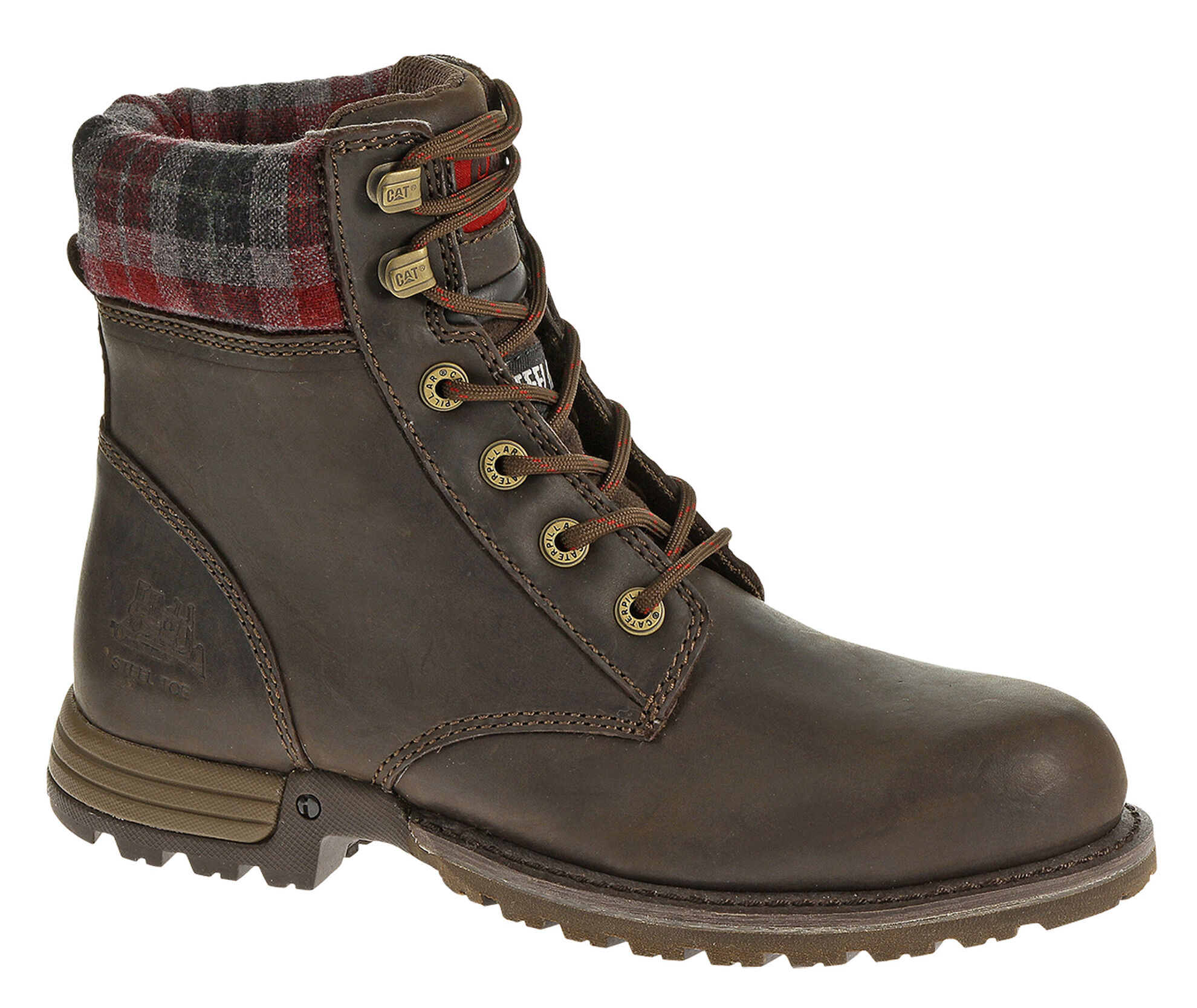 Image #1 - CAT Women's Kenzie Work Boots - Steel Toe, , hi-res