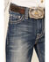 Rock & Roll Denim Boys' BB Gun Distressed Vintage Bootcut Jeans, Denim, hi-res