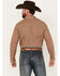 Image #4 - RANK 45&reg; Men's Manvel Southwestern Print Long Sleeve Button-Down Stretch Western Shirt, Lt Brown, hi-res