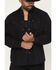 Image #3 - Levi's Men's New Black Rinse Classic Long Sleeve Snap Western Shirt, Black, hi-res