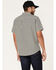 Levi's Men's Classic 1 Pocket Checker Short Sleeve Button Down Shirt , Navy, hi-res