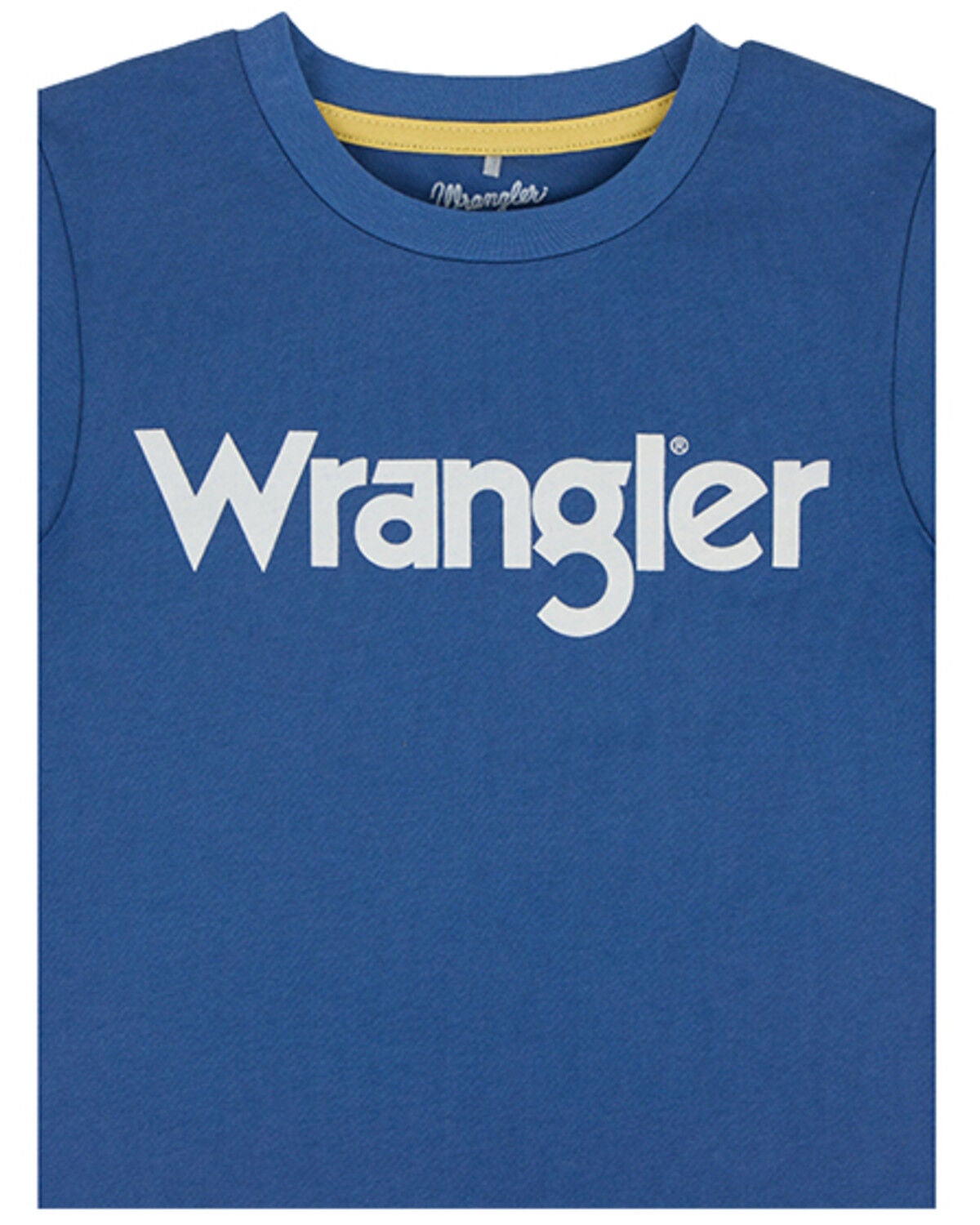 Image #2 - Wrangler Toddler Boys' Logo Long Sleeve T-Shirt, Indigo, hi-res