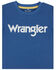 Image #2 - Wrangler Toddler Boys' Logo Long Sleeve T-Shirt, Indigo, hi-res