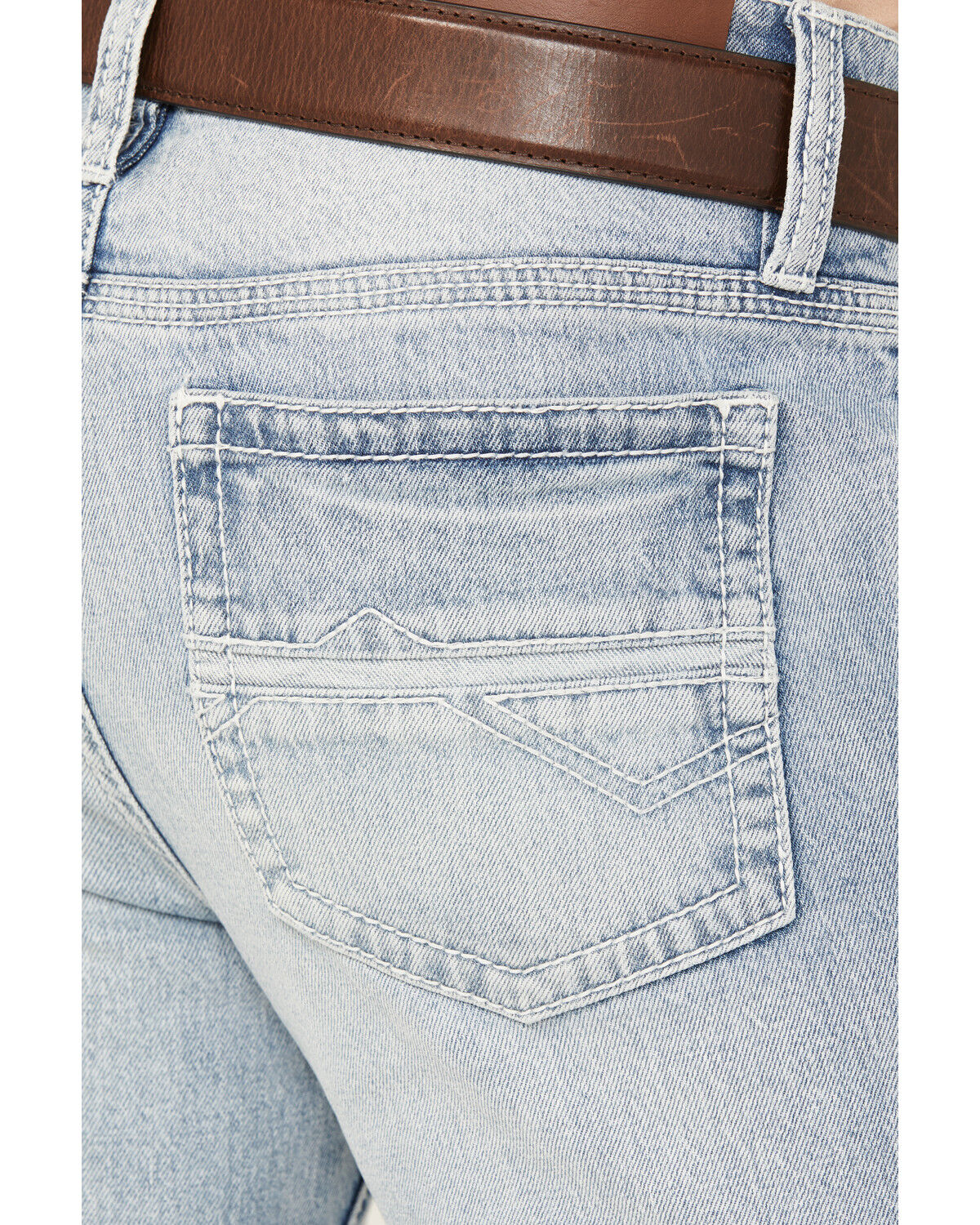 Image #4 - RANK 45® Men's Ambush Slim Straight Stretch Denim Jeans, Light Wash, hi-res