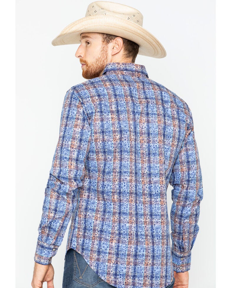 wrangler paisley shirt