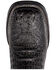 Image #6 - Ferrini Men's Crocodile Print Western Boots - Broad Square Toe, Black, hi-res