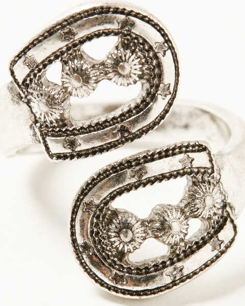 Image #4 - Idyllwind Women's Laredo Antique Silver Ring Set - 3 Piece, Silver, hi-res