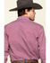 Stetson Men's Coffee Bean Geo Print Long Sleeve Western Shirt , Red, hi-res