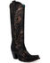 Image #1 - Corral Women's Floral Tall Western Boots - Snip Toe, Gold, hi-res