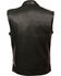Image #2 - Milwaukee Leather Men's Open Neck Snap/Zip Front Club Style Vest - 4X, Black, hi-res