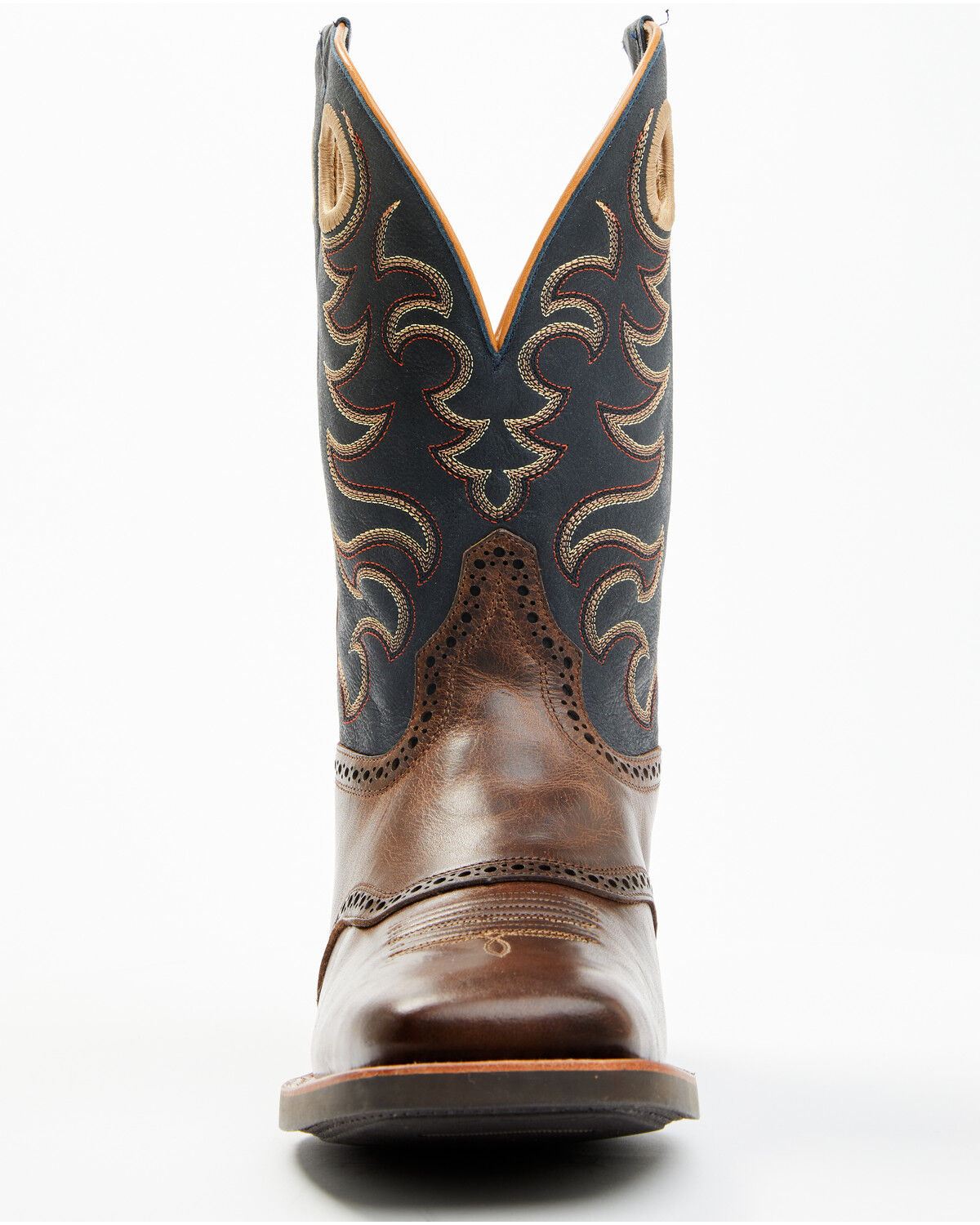 Image #4 - Cody James Men's Xero Gravity Gibson Saddle Vamp Western Performance Boots - Broad Square Toe, Brown, hi-res