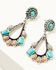 Image #1 - Shyanne Women's Teardrop Statement Earrings, Natural, hi-res