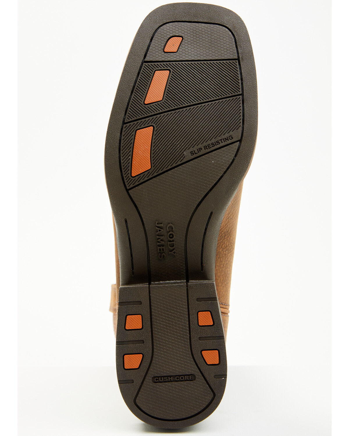 Image #7 - Cody James Cush Core® Men's Maverick Performance Western Boots - Broad Square Toe, Brown, hi-res