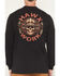 Image #4 - Hawx Men's Harvest Long Sleeve Graphic Work T-Shirt, Black, hi-res