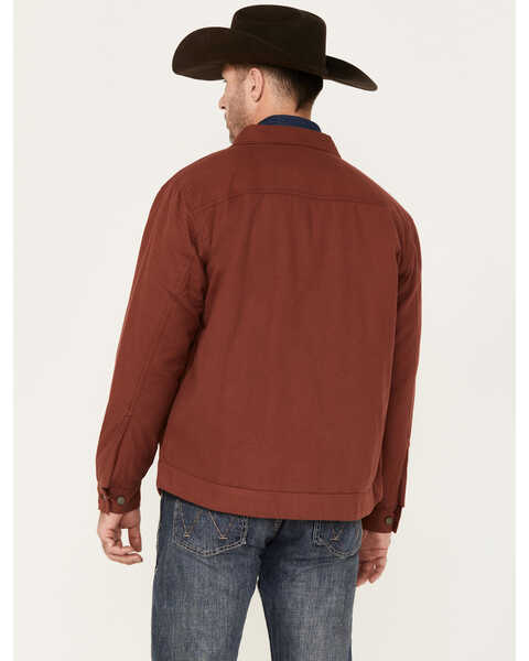 Image #4 - Justin Men's Umber Jackson Shirt Jacket, Rust Copper, hi-res