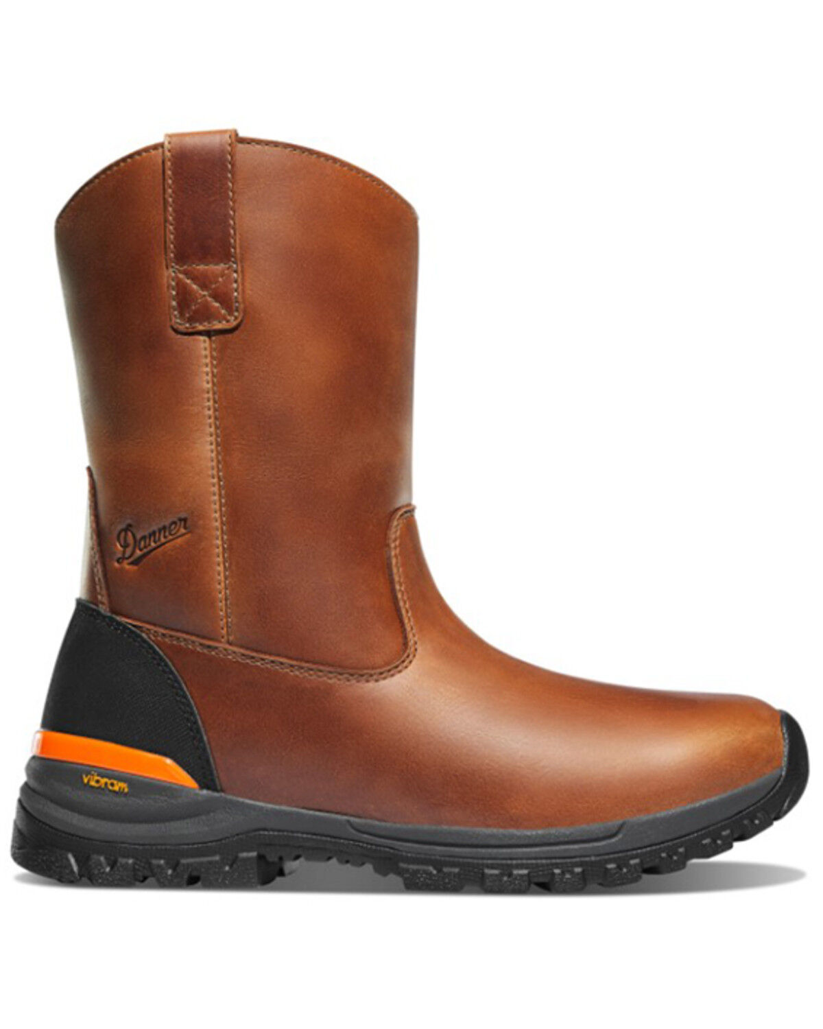 Image #2 - Danner Men's 10" Stronghold Wellington Work Boots - Soft Toe, Brown, hi-res