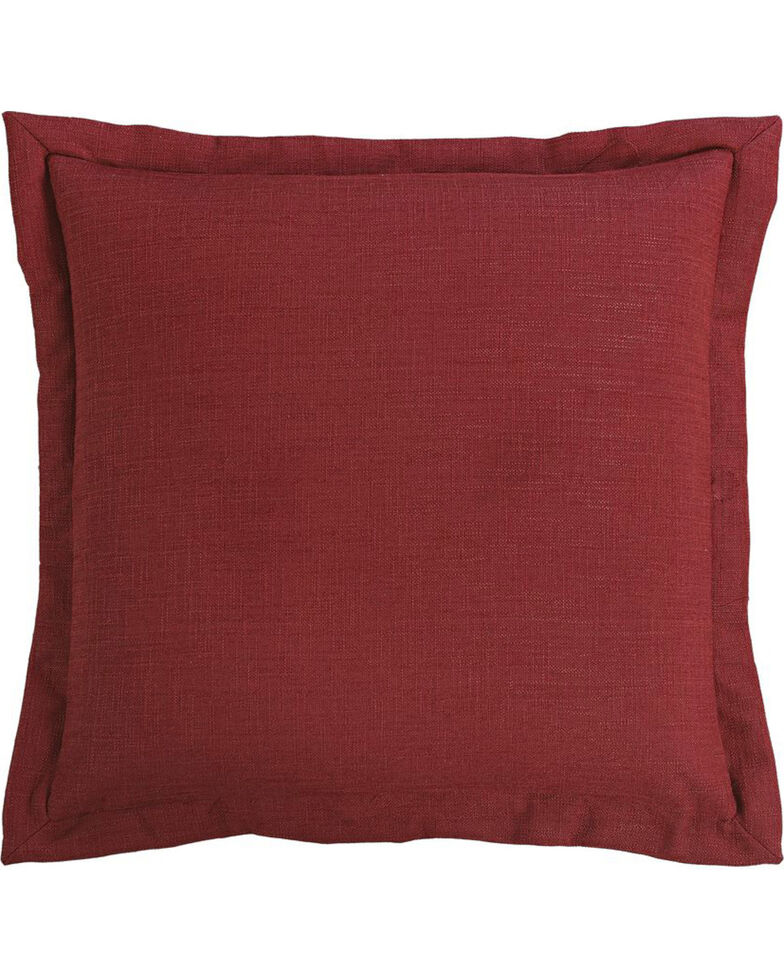 HiEnd Accents Red Euro Sham, Red, hi-res