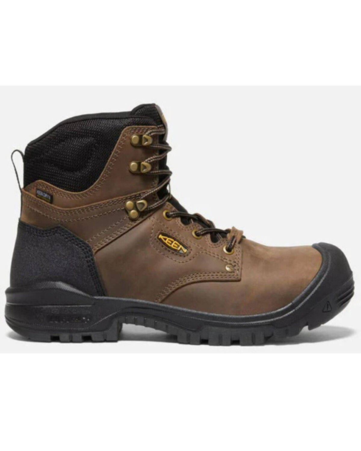 Image #2 - Keen Men's Independence 8" Work Boot - Round Toe, Brown, hi-res