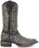 Image #2 - Corral Girls' Goldie Winged Western Boots - Square Toe, Black, hi-res