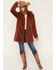 Image #1 - Shyanne Women's Elowen Faux Fur Snap Coat, Brown, hi-res