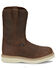 Image #2 - Justin Men's Ram Pull-On Work Boots - Soft Toe, Brown, hi-res