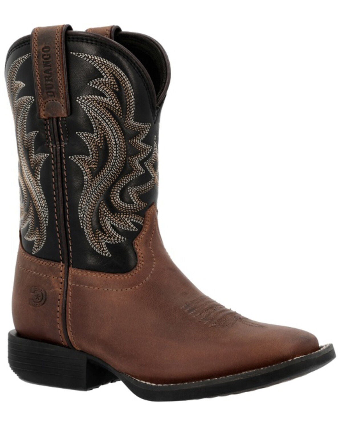 Durango Little Boys' Shyloh Western Boots - Broad Square Toe, Tan, hi-res