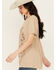 Image #2 - Wrangler Women's Cactus Scene Short Sleeve Graphic Tee, Tan, hi-res