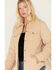 Image #2 - Idyllwind Women's Knox Corduroy Fringe Puffer Jacket, Beige/khaki, hi-res