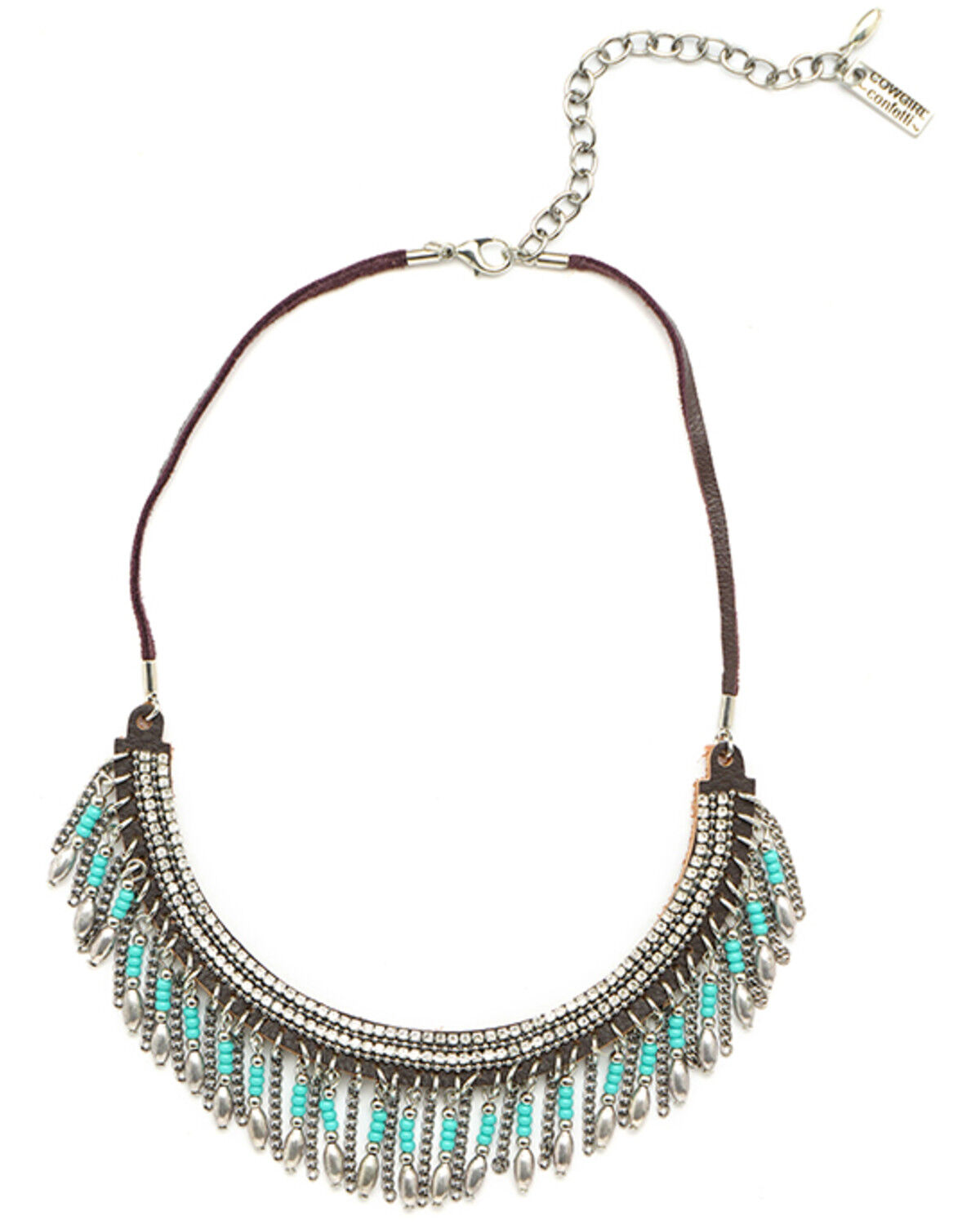 Image #1 - Cowgirl Confetti Women's All That Glitters Bib Necklace, Silver, hi-res