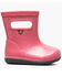 Image #2 - Bogs Little Girls' Skipper II Glitter Rain Boots - Round Toe, Pink, hi-res
