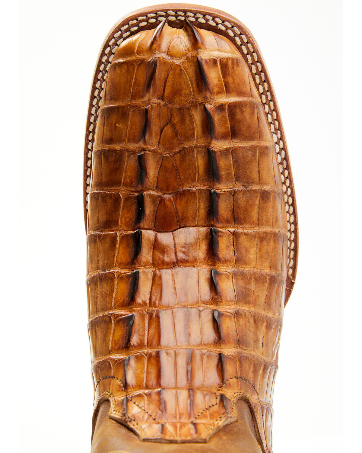 Image #6 - Cody James Men's Caiman Cognac 12" Exotic Western Boots - Broad Square Toe, Tan, hi-res