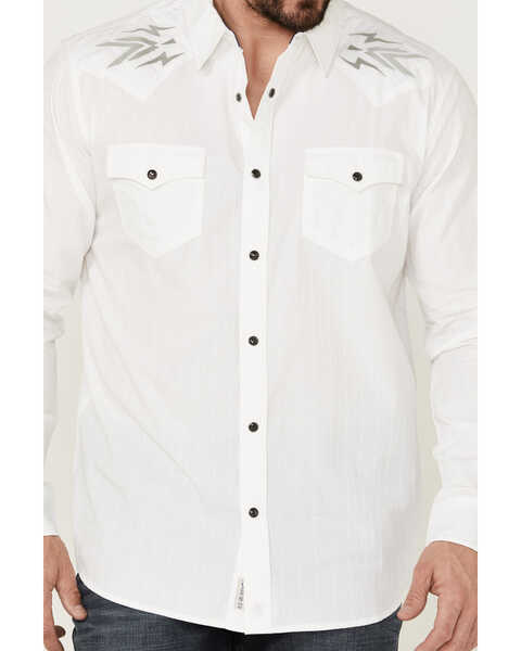 Image #3 - Moonshine Spirit Men's Relic Embroidered Southwestern Yoke Long Sleeve Snap Western Shirt , , hi-res