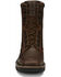 Justin Men's Pulley Lace-Up Work Boots - Steel Toe, Brown, hi-res