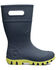 Image #2 - Bogs Boys' Essential Tall Rain Boots - Round Toe, Navy, hi-res
